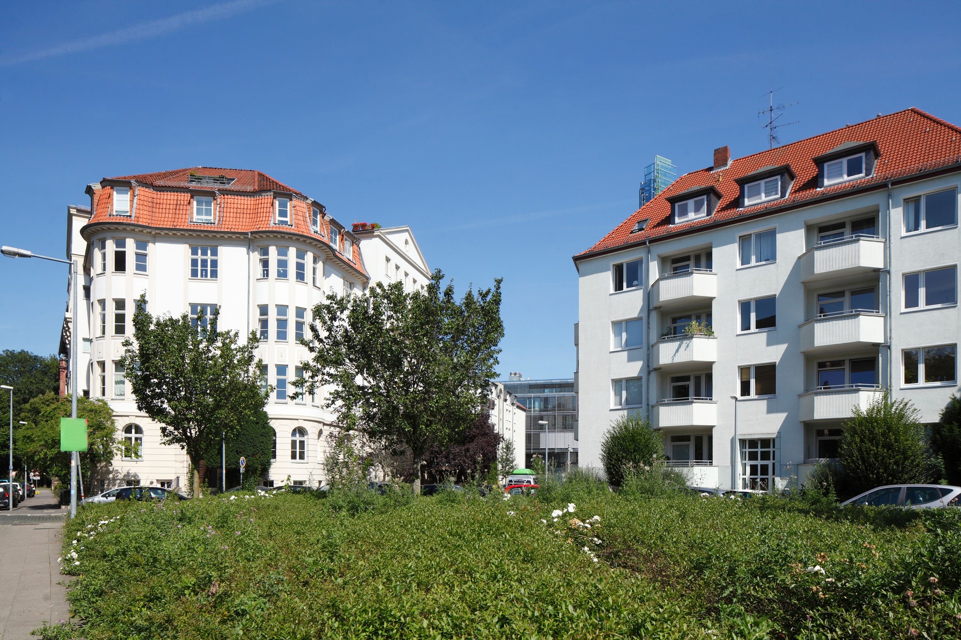 Alte Und Moderne Wohngebäude,