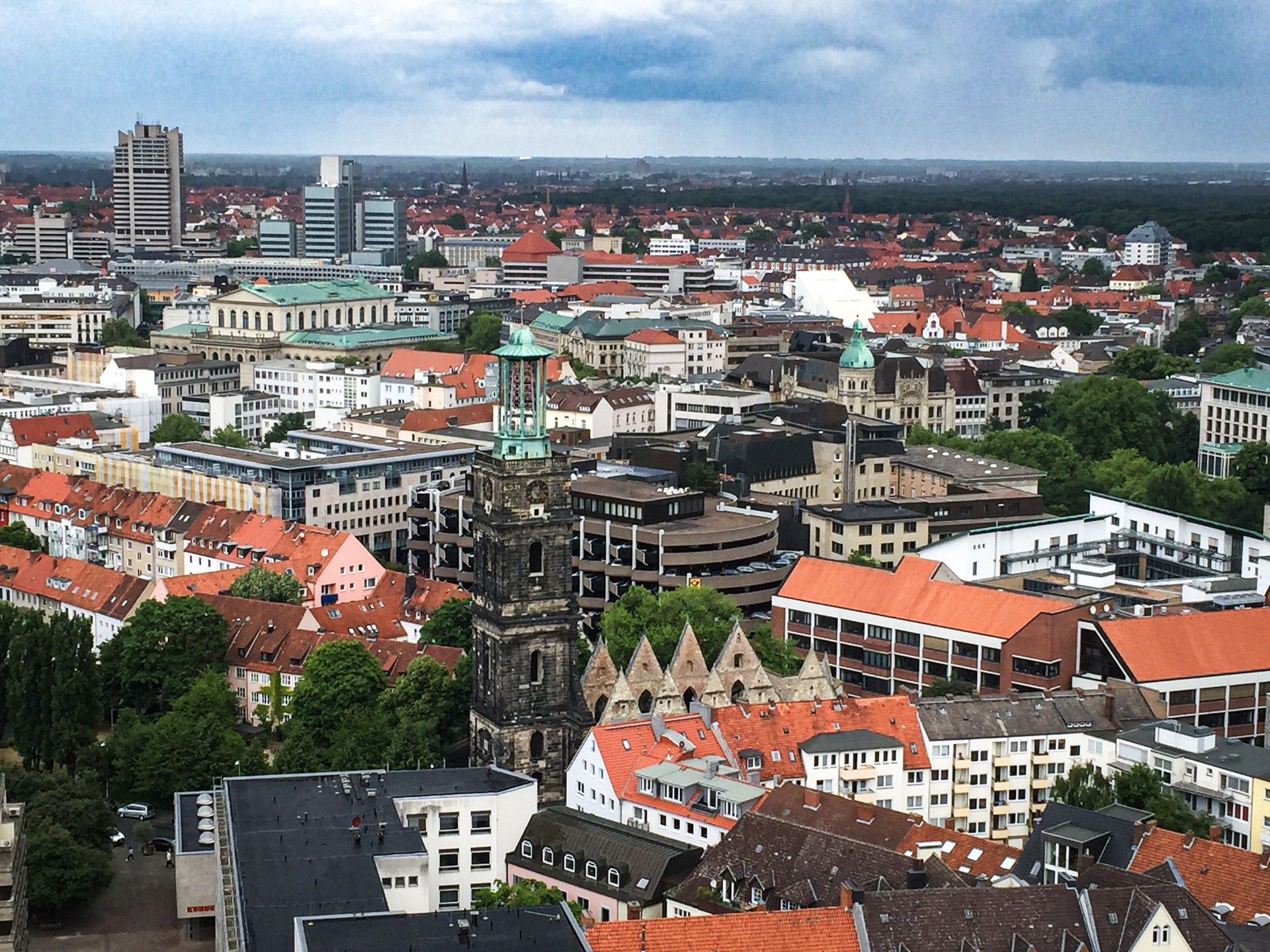 Blick nach Hannover